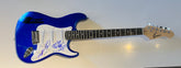 ZZ Top band signed strat style guitar